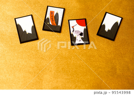 花札の花鳥風月・睦月 花札の花鳥風月・睦月 95543998