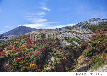 紅葉の磐梯吾妻スカイライン 95544173
