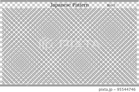 可用作背景插圖的日本圖案 Kanoko 95544746