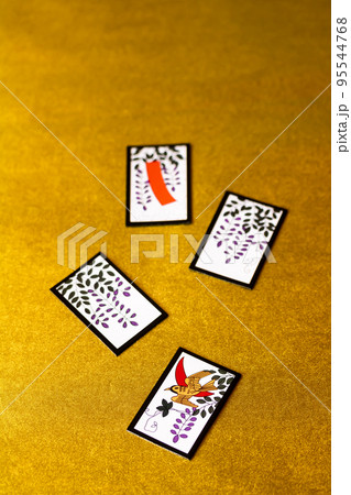 花札の花鳥風月・卯月 花札の花鳥風月・卯月 95544768