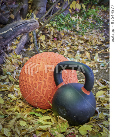 heavy iron kettlebell and slam ball heavy iron kettlebell and slam ball 95544877