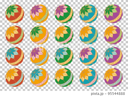 Set of ball illustrations Set of ball illustrations 95544888