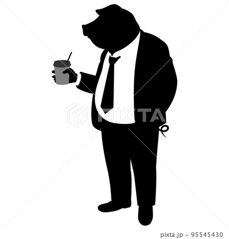 豚ビジネスマン 95545430