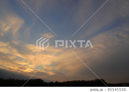 夕焼け空と夕焼け雲 夕焼け空と夕焼け雲 95545550