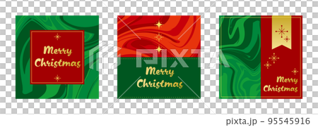 聖誕快樂大理石圖案背景框架橫幅 95545916