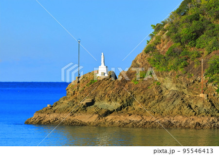 【熊本県】快晴の海上マリア像(天草﨑津集落) 【熊本県】快晴の海上マリア像(天草﨑津集落) 95546413