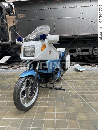 sports bike from the late eighties in the technical museum sports bike from the late eighties in the technical museum 95546727