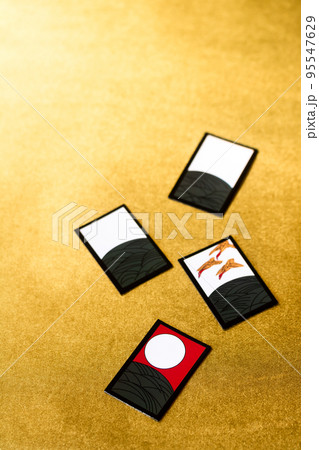 花札の花鳥風月・葉月 95547629