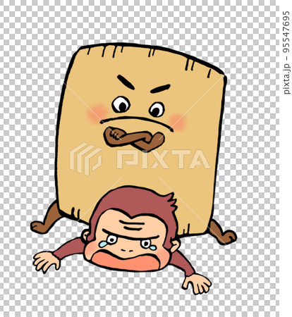 猴子在猴子戰鬥中被擊敗的插圖 95547695