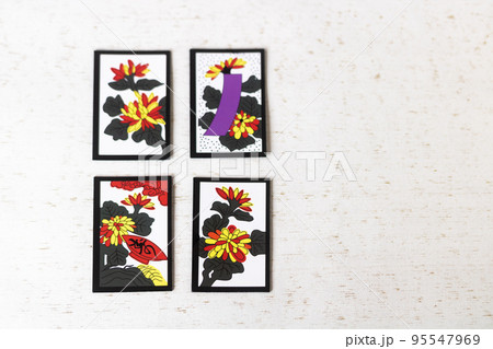 花札の花鳥風月・長月 95547969