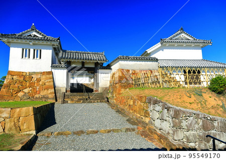 【熊本県】快晴の富岡城跡（天草） 95549170