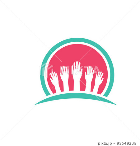 community Hand vector icon illustration design community Hand vector icon illustration design 95549238