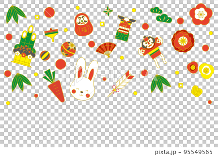 うさぎ年 年賀状 うさぎ年 年賀状 95549565