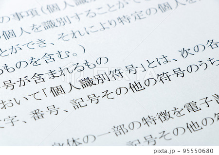 「個人情報の保護に関する法律」(個人情報保護法)の「個人識別符号」のアップ。 「個人情報の保護に関する法律」(個人情報保護法)の「個人識別符号」のアップ。 95550680