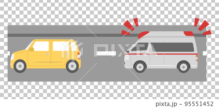ambulance and car 95551452