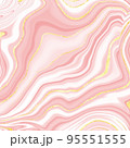 Pink Marble and golden lines Background 95551555