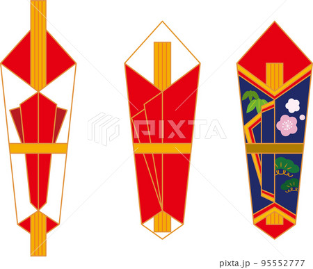 熨斗のイラスト素材セット 熨斗のイラスト素材セット 95552777