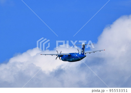大阪国際空港 天草エアライン 離陸態勢 猪名川土手 大阪国際空港 天草エアライン 離陸態勢 猪名川土手 95553351