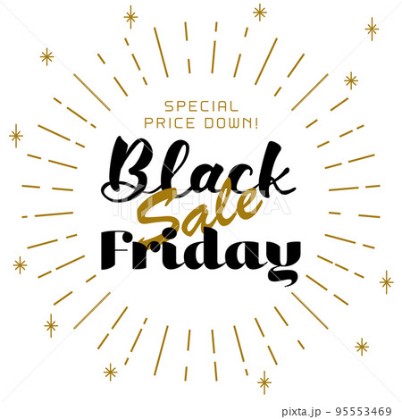 ブラックフライデー　ロゴ 95553469