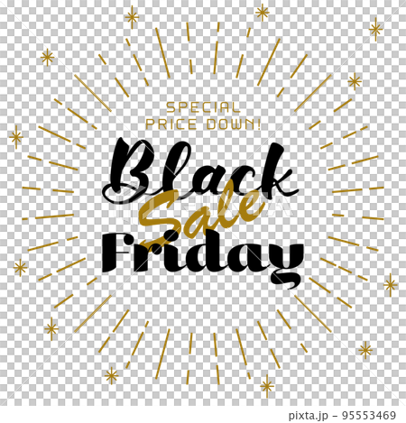 ブラックフライデー　ロゴ 95553469