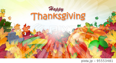 Thanksgiving Day Banner 95553481