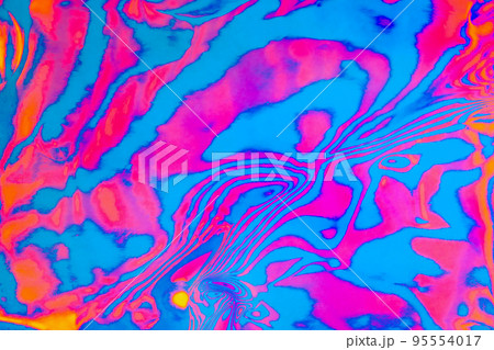 neon colored psychedelic fluorescent striped zebra textured background 95554017