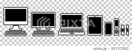 デバイスのイメージイラスト 95557002
