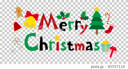 クリスマスタイトルバナー/小物 クリスマスタイトルバナー/小物 95557110