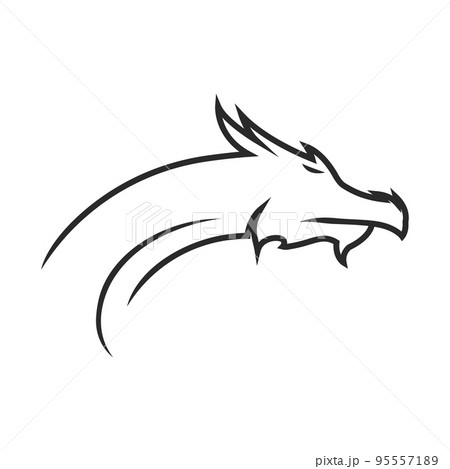 Dragon logo template Dragon logo template 95557189