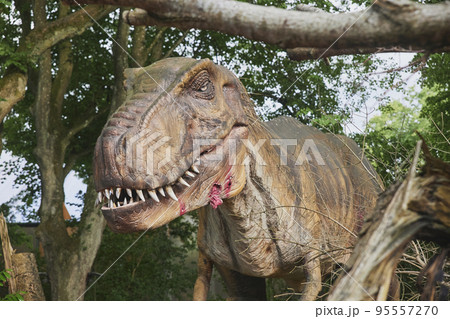 Giant Tyrannosaur at Danish zoo looks like a real one 95557270