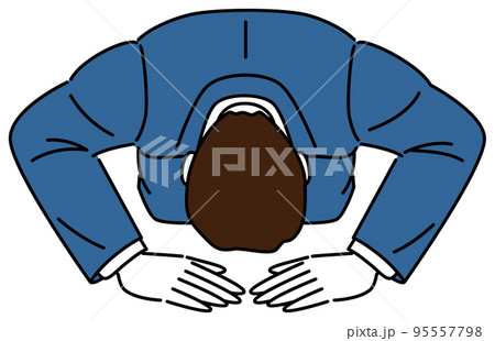 土下座をしているスーツ姿の男性 シンプルなビジネスパーソンのイラスト ベクター 土下座をしているスーツ姿の男性 シンプルなビジネスパーソンのイラスト ベクター 95557798