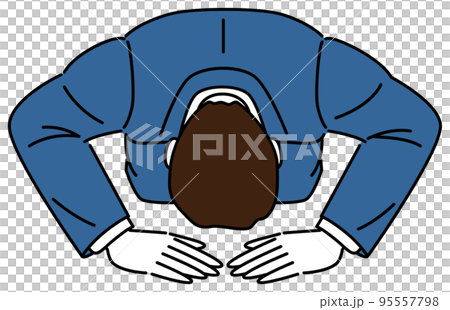 土下座をしているスーツ姿の男性 シンプルなビジネスパーソンのイラスト ベクター 土下座をしているスーツ姿の男性 シンプルなビジネスパーソンのイラスト ベクター 95557798
