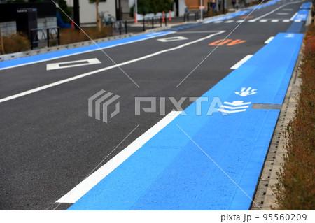 自転車専用通行帯 イメージ 自転車専用通行帯 イメージ 95560209