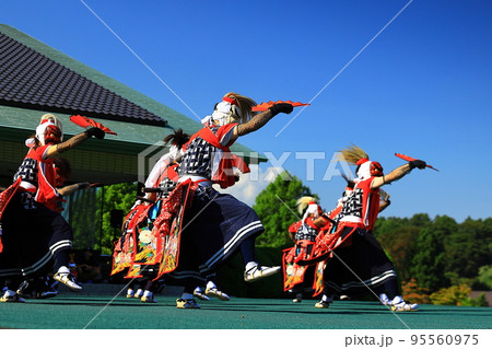 岩手県北上市　民俗芸能公演　鬼剣舞 95560975