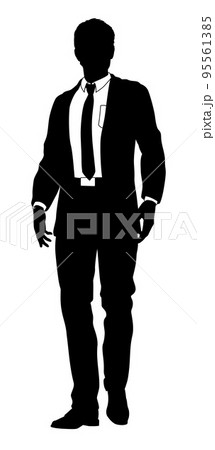 Business People Man Silhouette Businessman 95561385