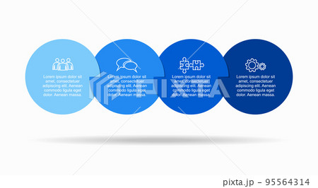 Infographic design template with place for your data. Vector illustration. 95564314