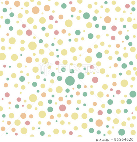 Seamless Vector Background. Pattern With Colored Random Shapes 95564620