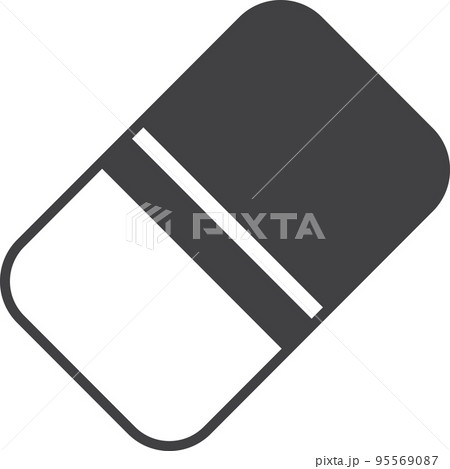 eraser illustration in minimal style 95569087