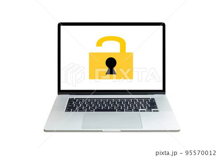 アンロックされたノートパソコンのイメージ 95570012