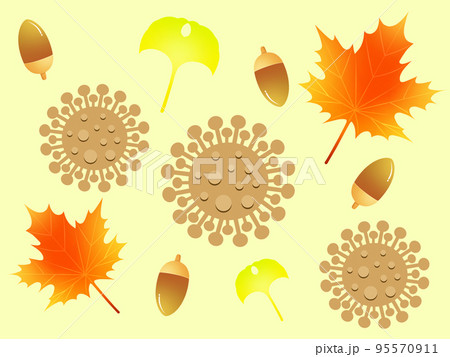 コロナウィルスと秋 コロナウィルスと秋 95570911