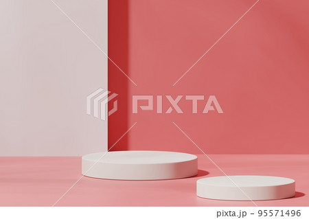 Scene with a podium for product presentation, 3d rendering Scene with a podium for product presentation, 3d rendering 95571496