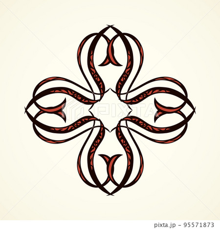 Vignette. Vector drawing 95571873