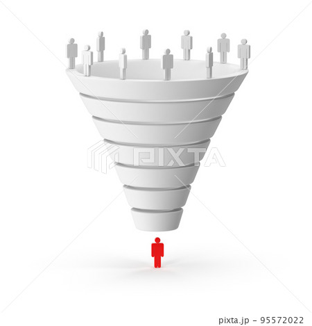 Colorful Funnel Concept 95572022