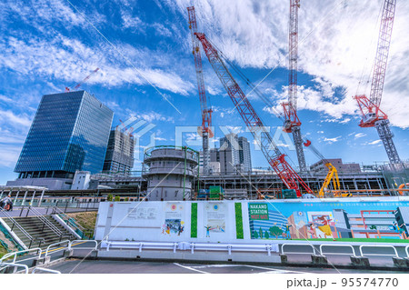 日本の東京都市景観 変貌する中野駅周辺。市街地再開発や中野駅再開発=10月23日 日本の東京都市景観 変貌する中野駅周辺。市街地再開発や中野駅再開発=10月23日 95574770