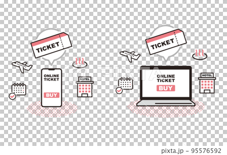 在智能手機或電腦上在線購買旅行車票 在智能手機或電腦上在線購買旅行車票 95576592