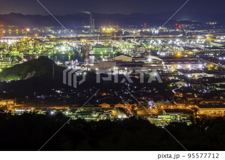 水島臨海工業地帯　夜景　岡山県倉敷市 95577712