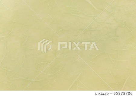 落ち着いた雰囲気のある薄緑色の和紙 落ち着いた雰囲気のある薄緑色の和紙 95578706