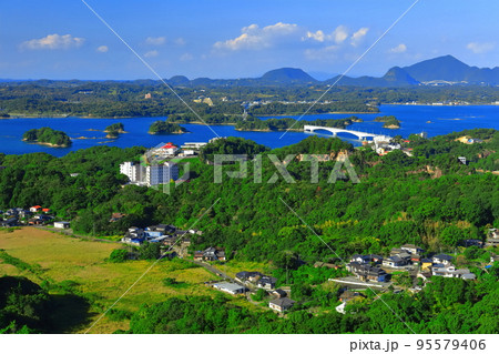 【熊本県】晴天の天草松島(天草パールライン) 【熊本県】晴天の天草松島(天草パールライン) 95579406
