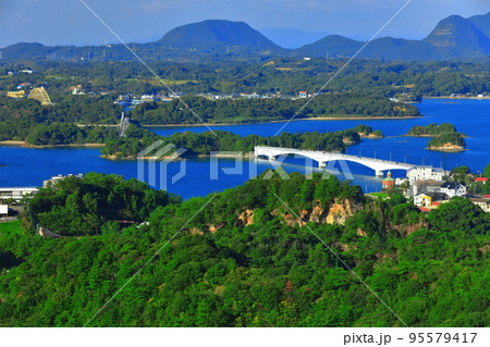 【熊本県】晴天の天草松島(天草パールライン) 【熊本県】晴天の天草松島(天草パールライン) 95579417