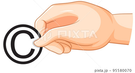 Copyright symbol concept vector 95580070